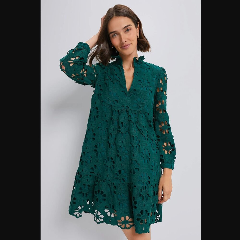 Tuckernuck Green Lace Palmerston Dress NWT